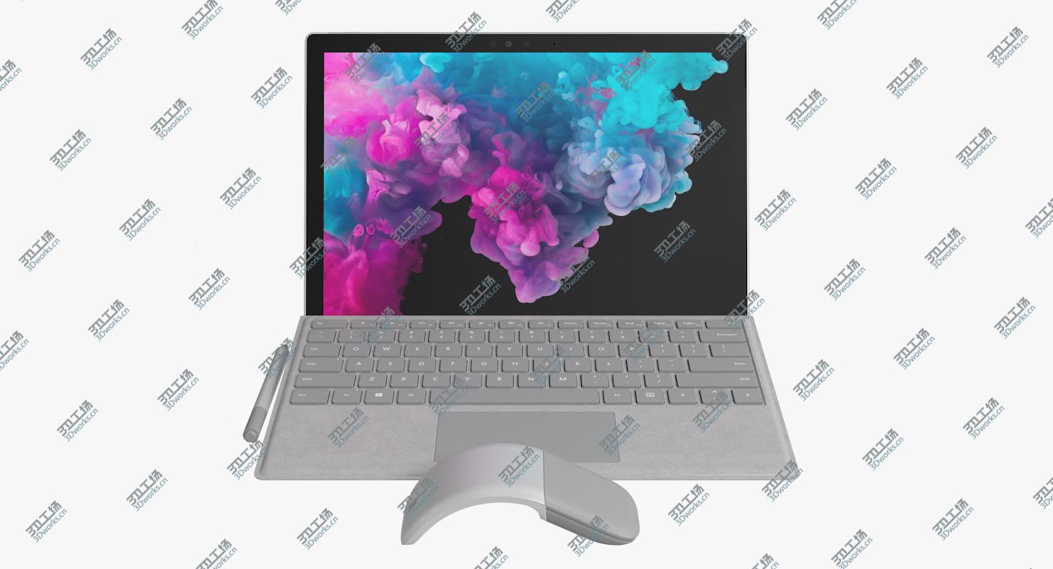 images/goods_img/202105072/3D Microsoft Surface Pro 6 - Type Covers & Mouse & Pen All Colors (Rigged & Animated)/4.jpg